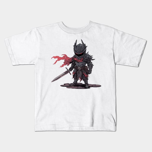 dark soul Kids T-Shirt by skatermoment